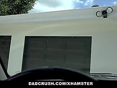 Dadcrush - perverted stepdad fucks daughter wearing mini dre