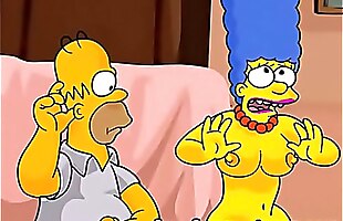 Simpsons hentai porn parody