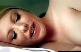 Deeper. Young Blonde Dixie gets spit roasted