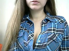 Fantastic long haired hairplay, striptease and brushing